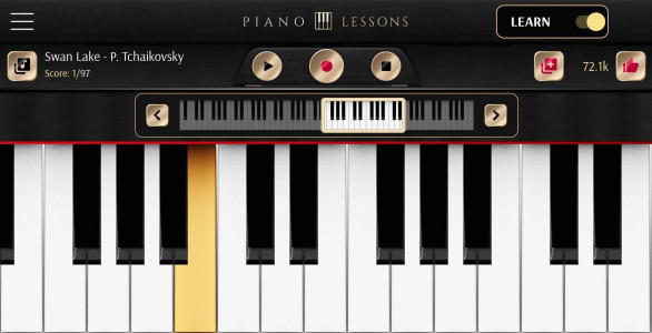 اسکرین شات برنامه Piano Lessons 1