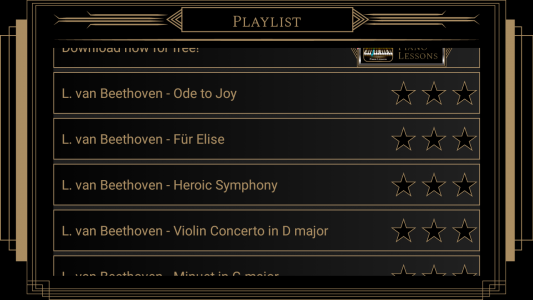 اسکرین شات برنامه Piano Lessons Beethoven 2