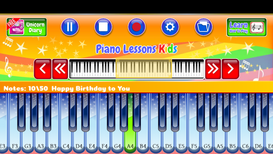 اسکرین شات بازی Piano Lessons Kids 1