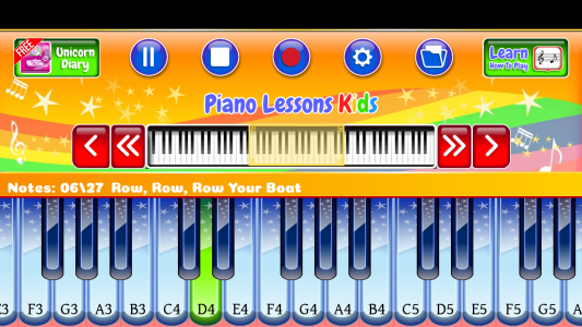 اسکرین شات بازی Piano Lessons Kids 7