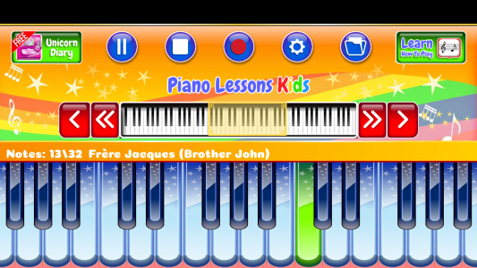 اسکرین شات بازی Piano Lessons Kids 3