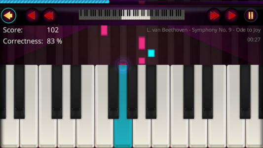 اسکرین شات برنامه Piano Music Game 1