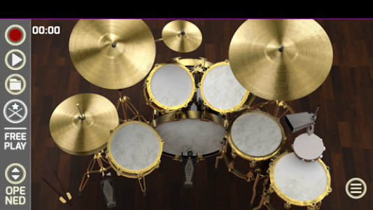 اسکرین شات برنامه Real Drums 1