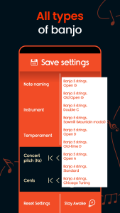 اسکرین شات 5 برنامه Master Banjo Tuner
