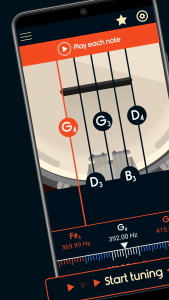 اسکرین شات 1 برنامه Master Banjo Tuner