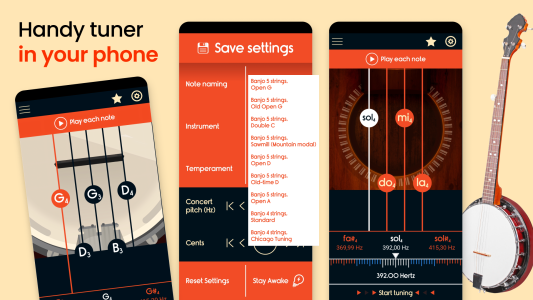 اسکرین شات 8 برنامه Master Banjo Tuner