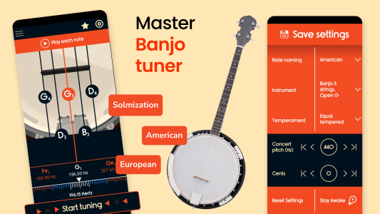 اسکرین شات 7 برنامه Master Banjo Tuner