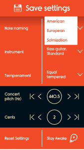 اسکرین شات برنامه Master Bass Guitar Tuner 5