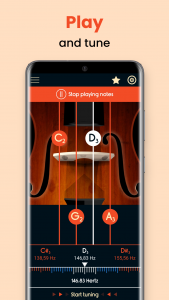 اسکرین شات برنامه Master Violoncello Tuner 6