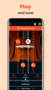 اسکرین شات 6 برنامه Master Violoncello Tuner