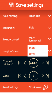 اسکرین شات برنامه Master Flute Tuner 7