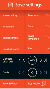 اسکرین شات برنامه Master Flute Tuner 3