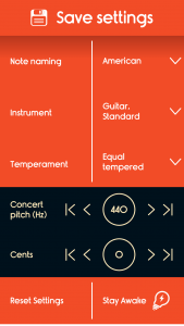 اسکرین شات برنامه Master Guitar Tuner 3