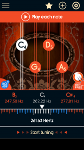 اسکرین شات برنامه Master Mandolin Tuner 1