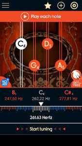 اسکرین شات برنامه Master Mandolin Tuner 1