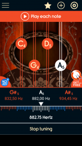 اسکرین شات برنامه Master Mandolin Tuner 7