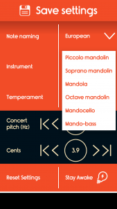 اسکرین شات برنامه Master Mandolin Tuner 5