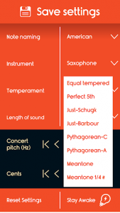اسکرین شات برنامه Master Saxophone Tuner 6