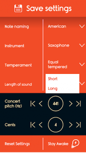 اسکرین شات برنامه Master Saxophone Tuner 7