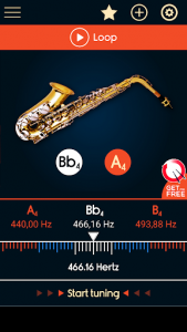 اسکرین شات برنامه Master Saxophone Tuner 2