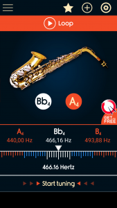 اسکرین شات برنامه Master Saxophone Tuner 2