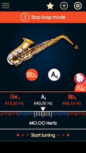 اسکرین شات برنامه Master Saxophone Tuner 4
