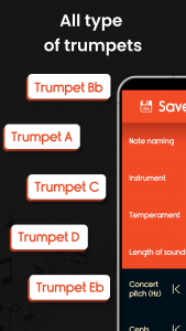 اسکرین شات برنامه Master Trumpet Tuner 5