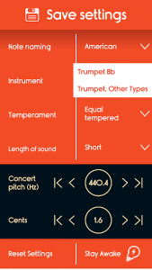 اسکرین شات برنامه Master Trumpet Tuner 4