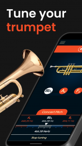 اسکرین شات برنامه Master Trumpet Tuner 1