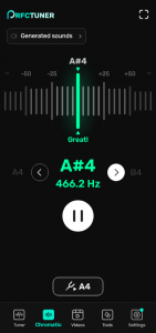 اسکرین شات برنامه Perfect Tuner 2