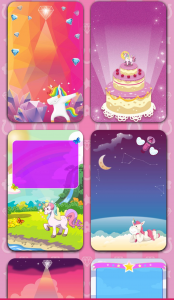 اسکرین شات برنامه Unicorn Invitations Cards 2