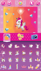 اسکرین شات برنامه Unicorn Invitations Cards 3