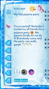اسکرین شات برنامه Winter Princess Diary (with lo 4