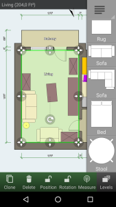 اسکرین شات 2 برنامه Floor Plan Creator