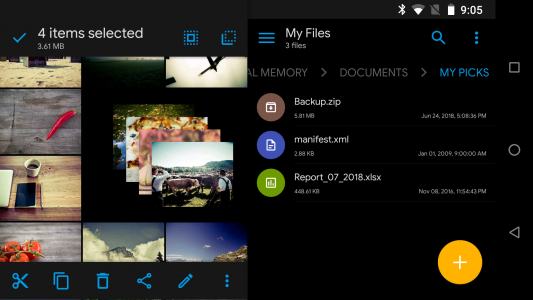 اسکرین شات برنامه Solid Explorer File Manager 7