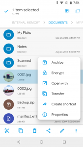 اسکرین شات 1 برنامه Solid Explorer File Manager