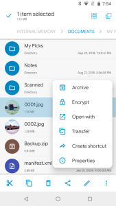 اسکرین شات 1 برنامه Solid Explorer File Manager