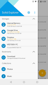 اسکرین شات 2 برنامه Solid Explorer File Manager