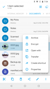 اسکرین شات برنامه Solid Explorer File Manager 1