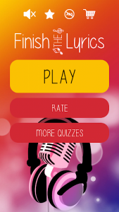 اسکرین شات بازی Finish The Lyrics - Free Music Quiz App 1