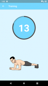 اسکرین شات برنامه Plank Workout - 21 Day Plank Challenge Free 4