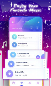 اسکرین شات برنامه Music Player Galaxy 2