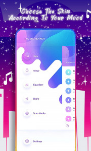 اسکرین شات برنامه Music Player Galaxy 7