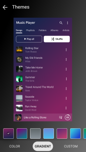 اسکرین شات برنامه Music Player - MP3 Player 3