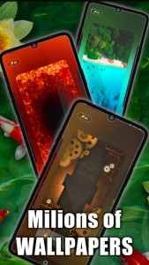 اسکرین شات 2 برنامه Koi Pond Live Wallpaper