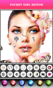 اسکرین شات برنامه 3D Face Makeup Photo Editor 3