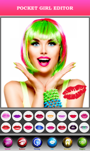 اسکرین شات برنامه 3D Face Makeup Photo Editor 1