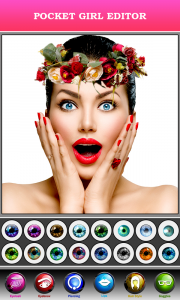 اسکرین شات برنامه 3D Face Makeup Photo Editor 2
