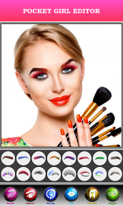 اسکرین شات برنامه 3D Face Makeup Photo Editor 4