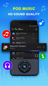 اسکرین شات برنامه Bass Equalizer & Pod Music 4
